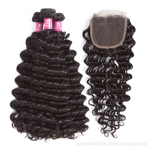 16 18 20 22 inches Original Peruvian Hair Weaves Pictures Deep Wave Curly 3 Bundles Deals